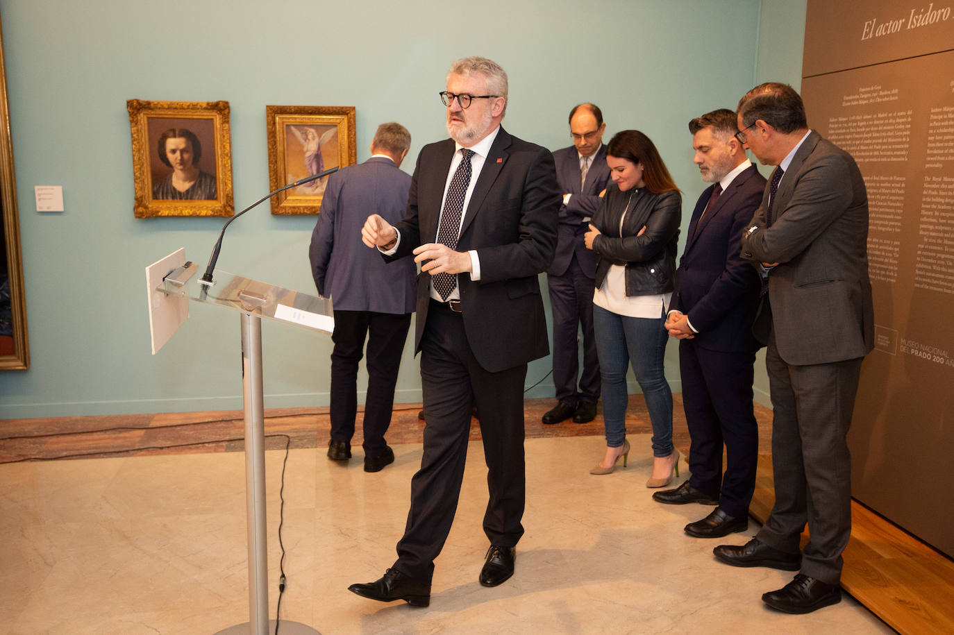 El Museo de Bellas Artes acoge la exposición del retrato propiedad del Prado que Goya realizó en 1807 al actor cartagenero.