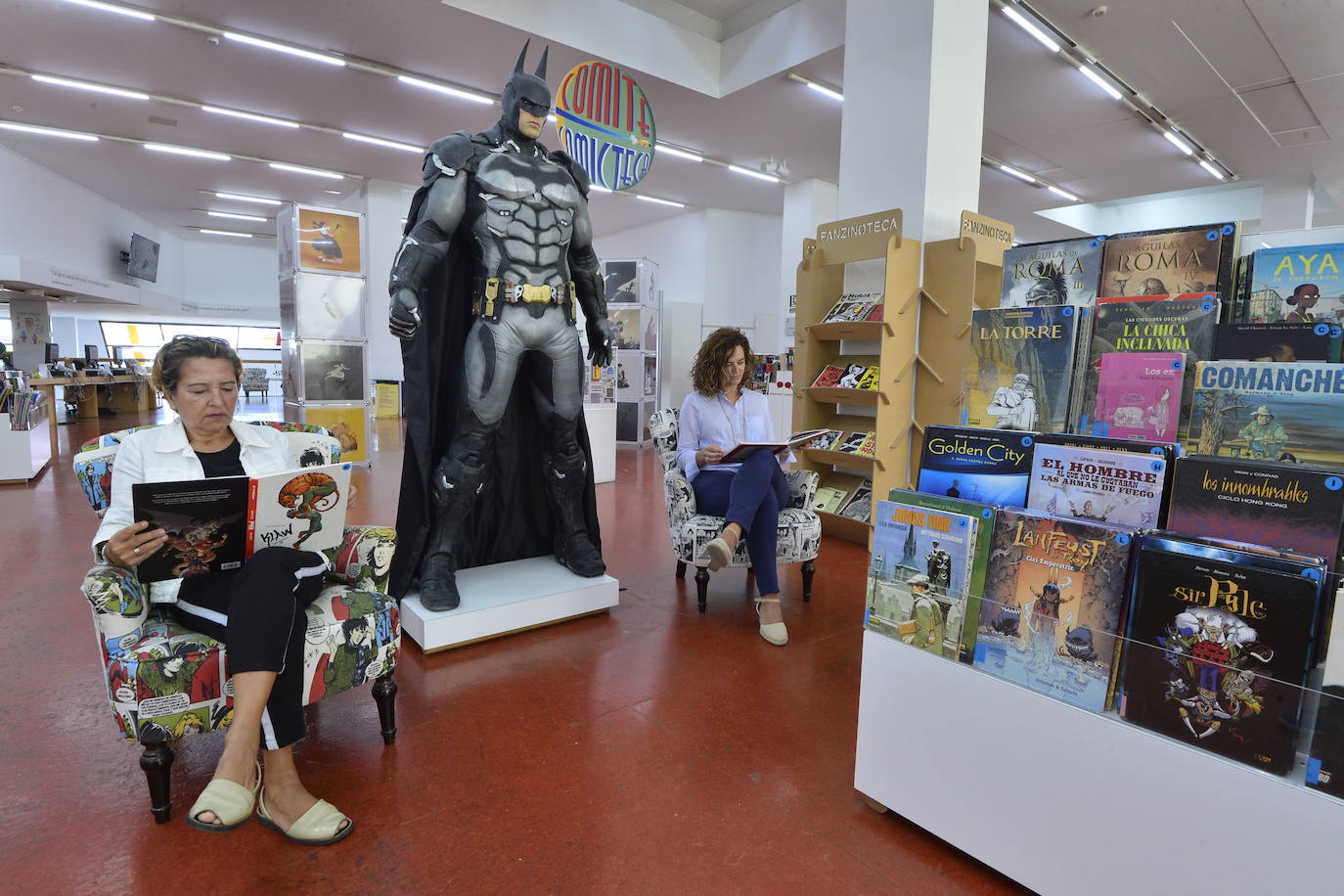 Este espacio de la Biblioteca Regional, uno de los primeros en España, cuenta cada vez con más usuarios. En 2018 realizó 28.000 préstamos.