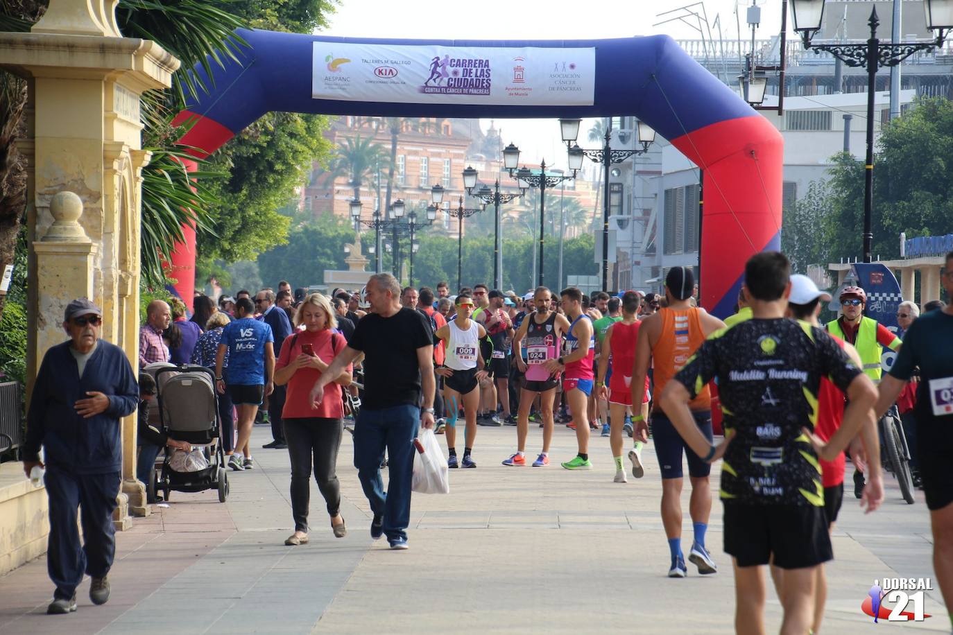 Fotos: Marcos Prieto y Irene Serna vencen en la Carrera Contra el Cáncer de Páncreas en Murcia