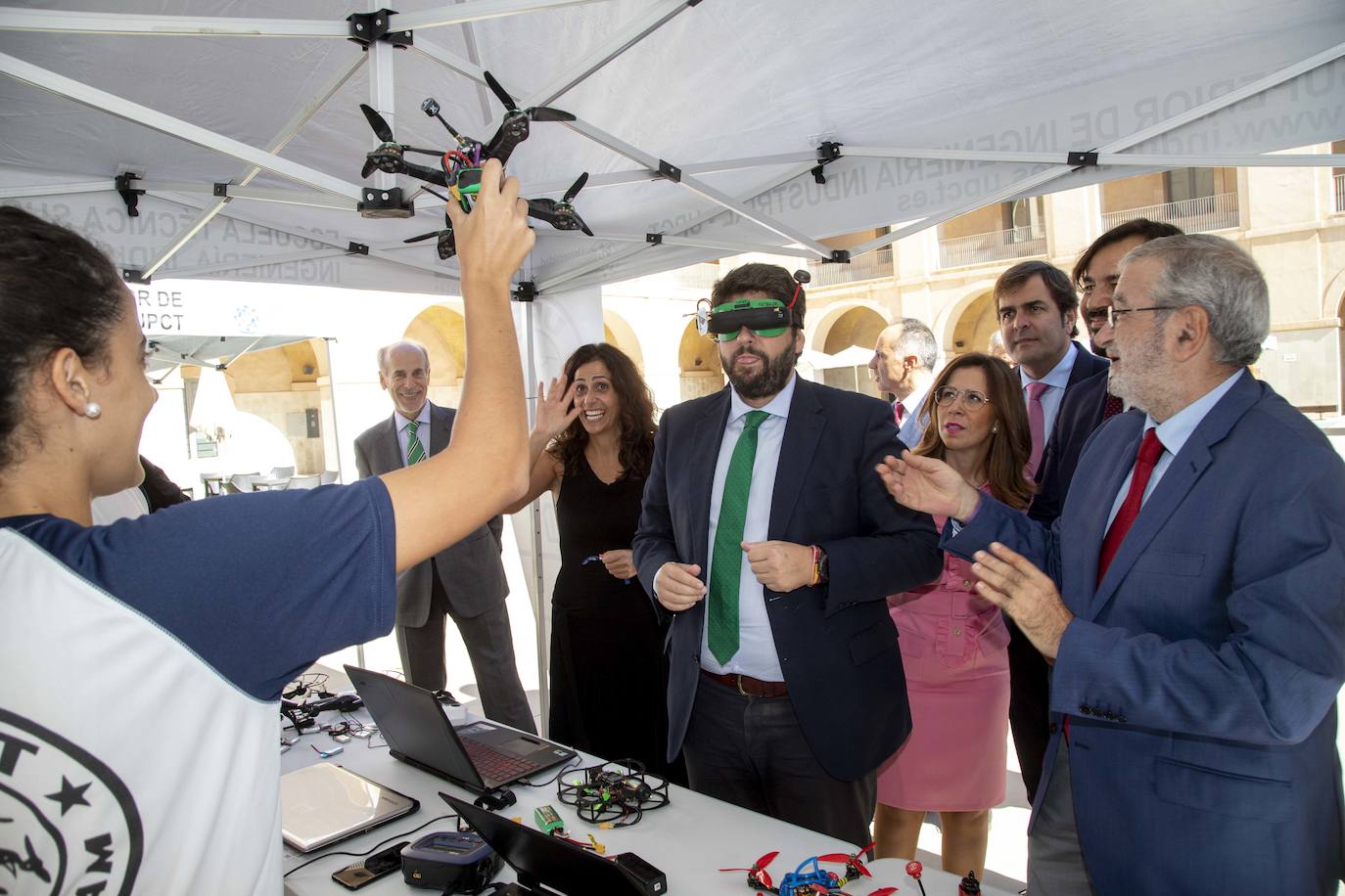 Acto del vigésimo aniversario de la Universidad Politécnica de Cartagena.