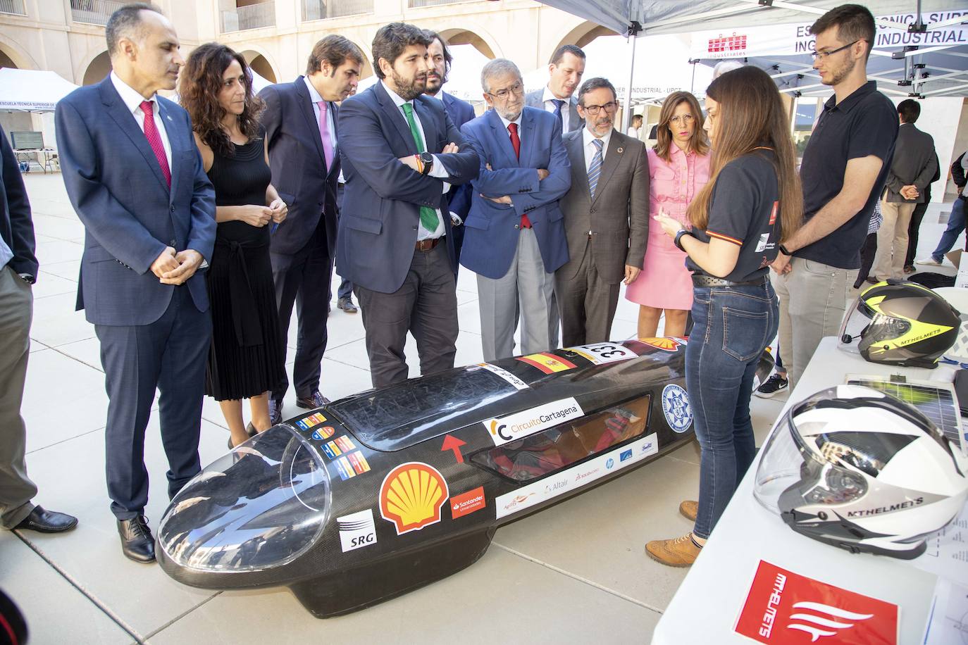 Acto del vigésimo aniversario de la Universidad Politécnica de Cartagena.