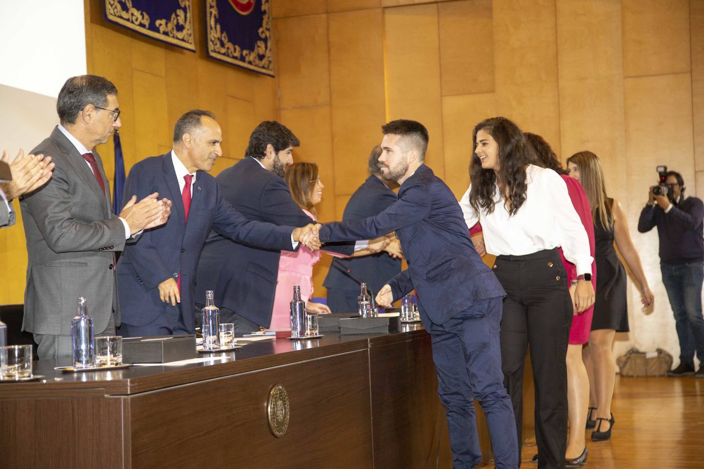 Acto del vigésimo aniversario de la Universidad Politécnica de Cartagena.