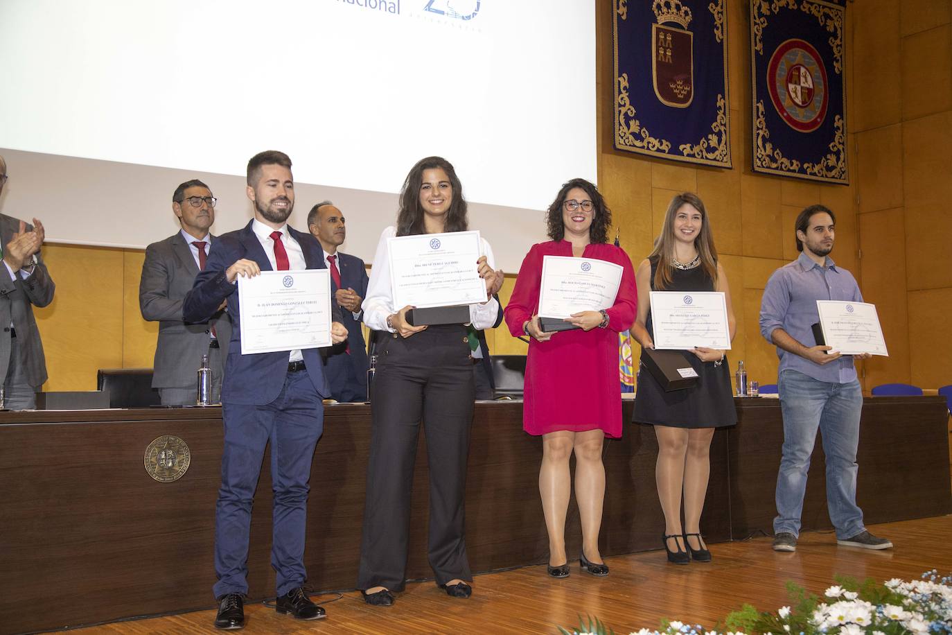 Acto del vigésimo aniversario de la Universidad Politécnica de Cartagena.
