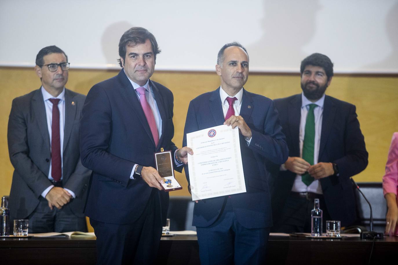 Acto del vigésimo aniversario de la Universidad Politécnica de Cartagena.