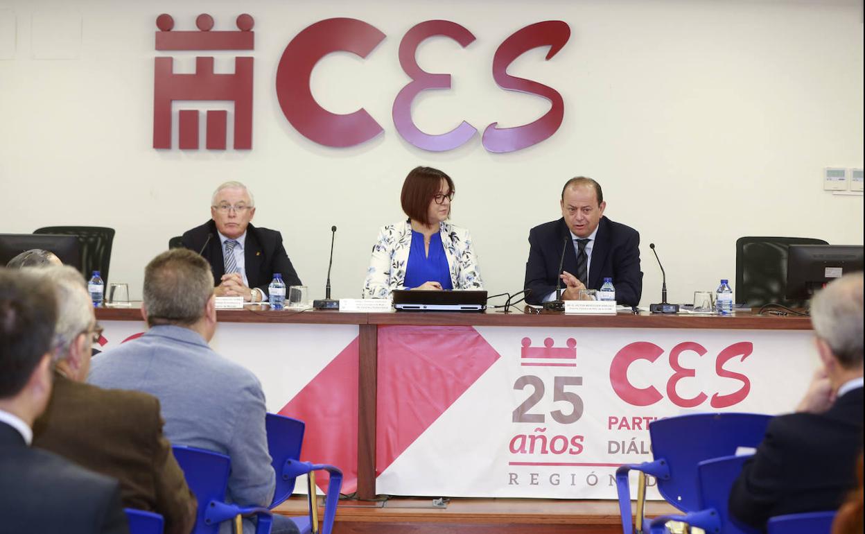 Presentación del informe, este miércoles, en el CES. 