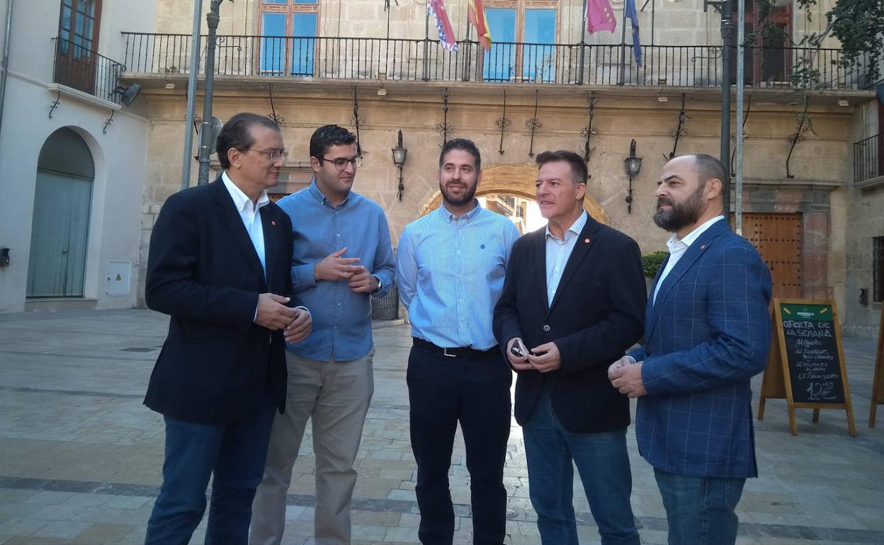 Acto de inicio de campaña de Ciudadanos celebrado, este viernes, en Caravaca de la Cruz. 