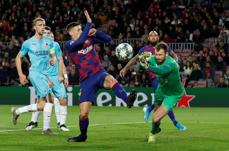 Fotos: Las mejores imágenes del Barcelona-Slavia de Praga