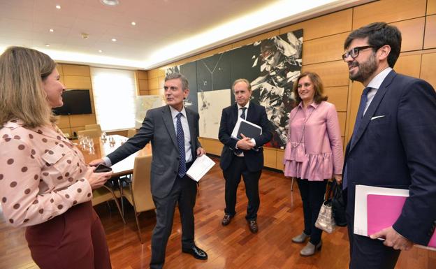 Con María José Rallo, Ángel L. Arias, Isabel Maestre y Raúl Medina. 