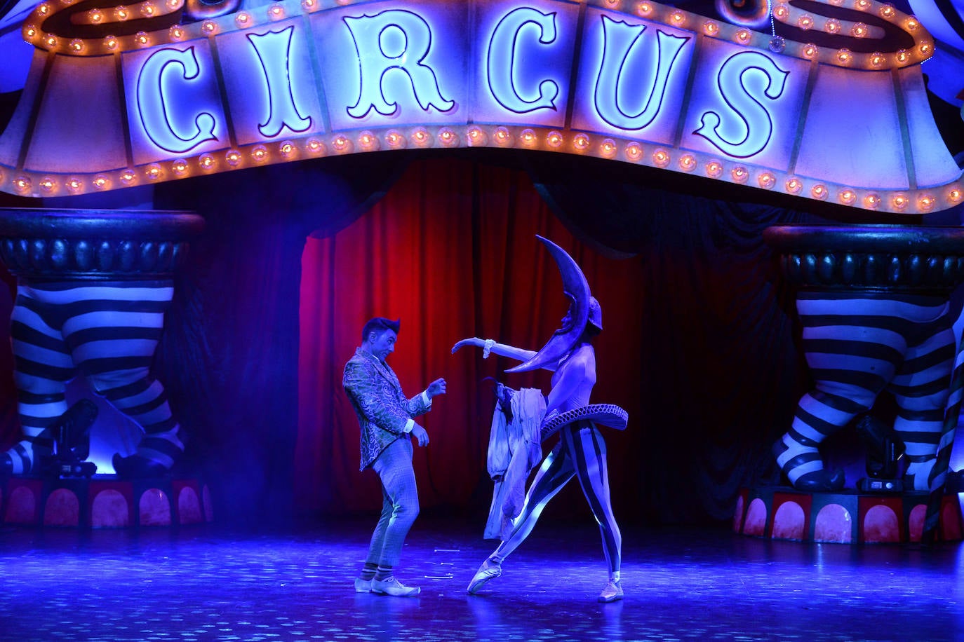 El Teatro Romea acoge este jueves la primera función del espectáculo de Emilio Aragón, con el que rinde homenaje al circo en su 250 aniversario, que se quedará en Murcia hasta el domingo