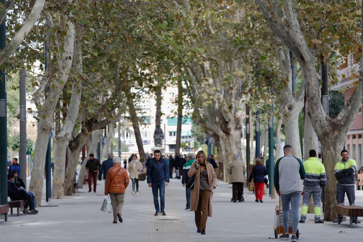 La inauguración del paseo será mañana con un espectáculo que ofrecerán artistas murcianos. 