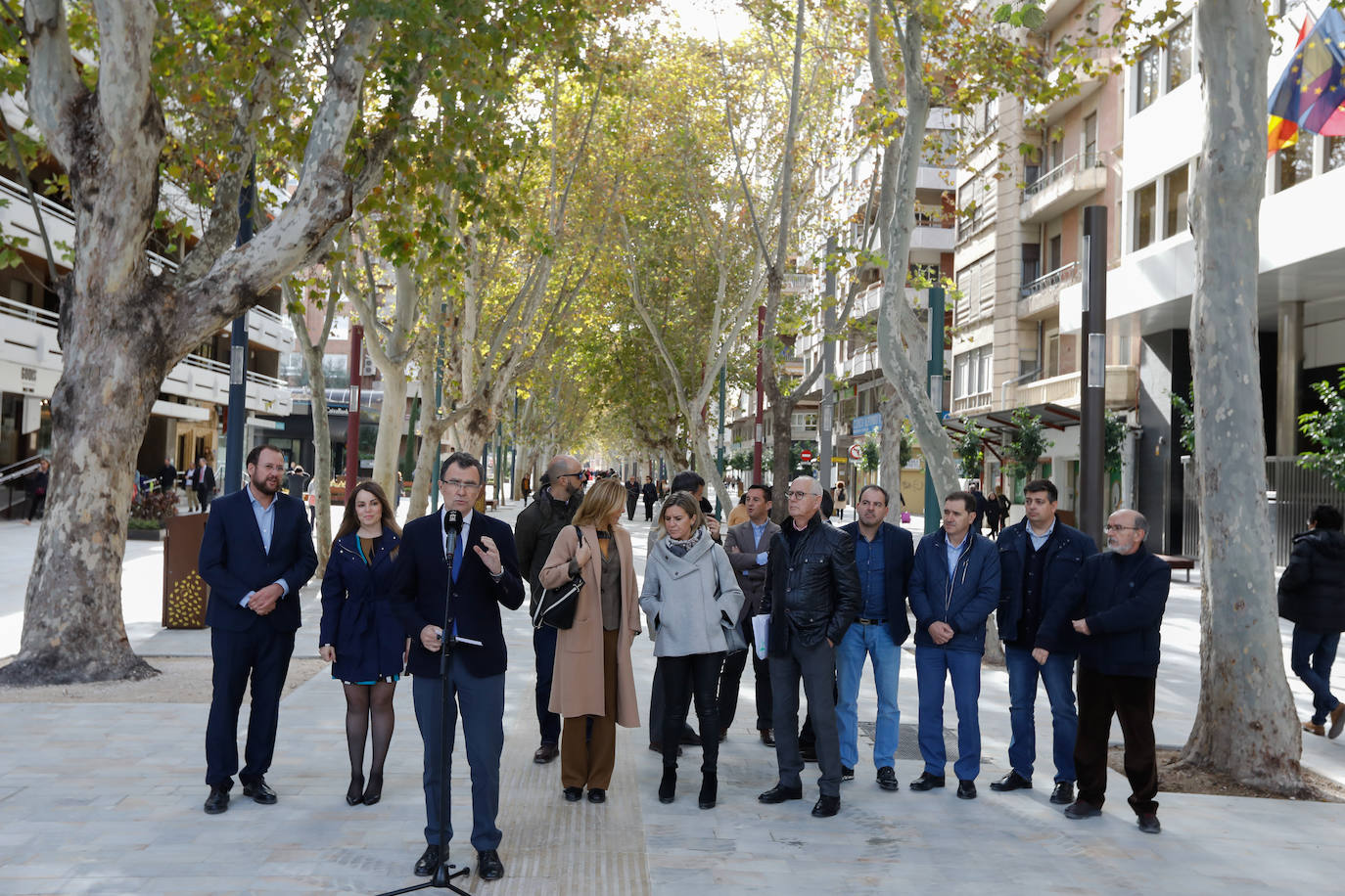 La inauguración del paseo será mañana con un espectáculo que ofrecerán artistas murcianos. 