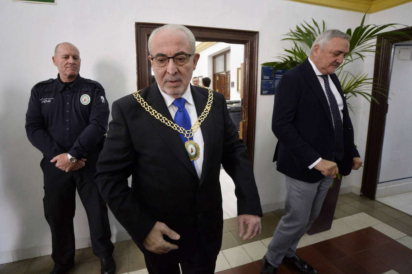 Acto de apertura del curso académico de la UCAM, este viernes, en el campus de Los Jerónimos.