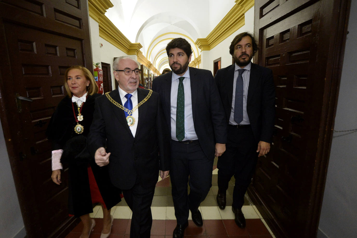 Acto de apertura del curso académico de la UCAM, este viernes, en el campus de Los Jerónimos.