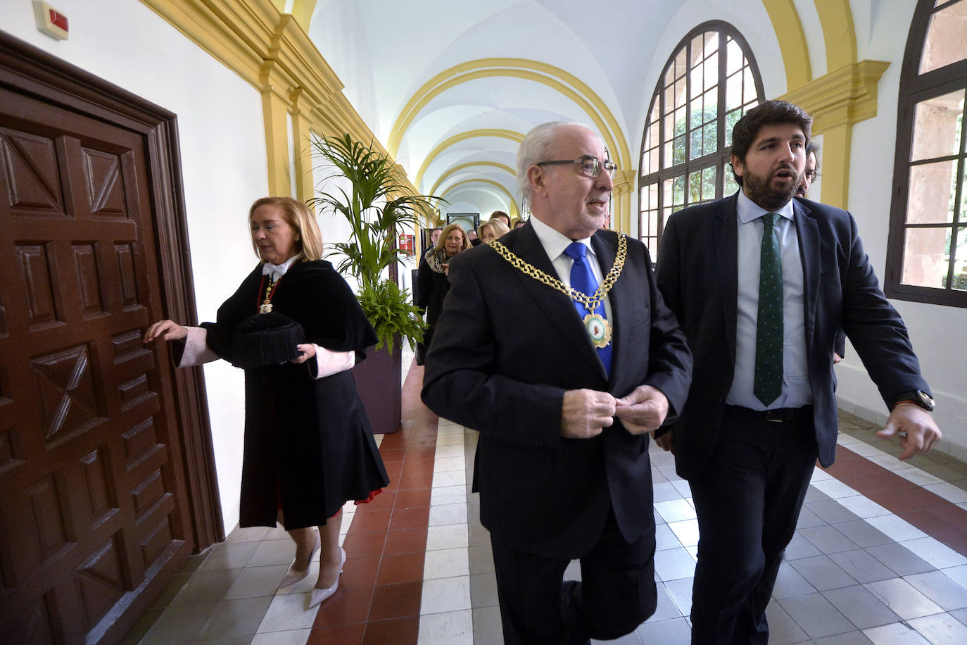 Acto de apertura del curso académico de la UCAM, este viernes, en el campus de Los Jerónimos.