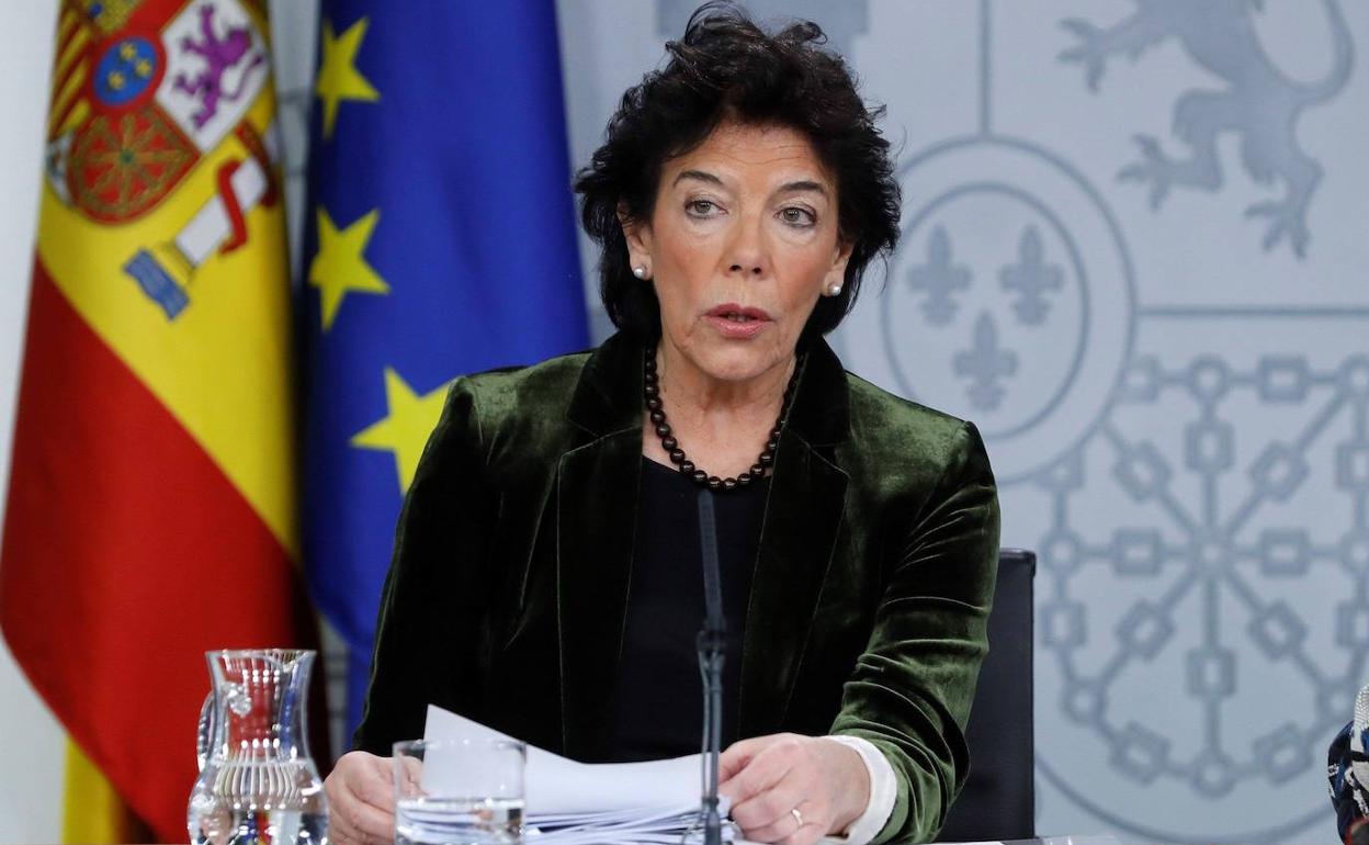 La ministra de Educación y Formación Profesional, en una imagen de archivo.