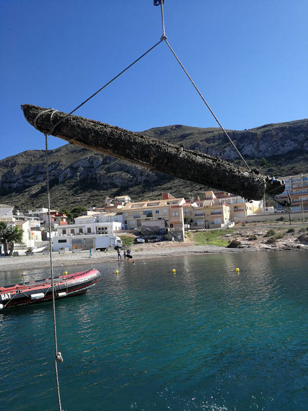 La asociación Submon retira 1.500 kilos de residuos en la Reserva Marina de Cabo Tiñoso, gracias al proyecto Libera