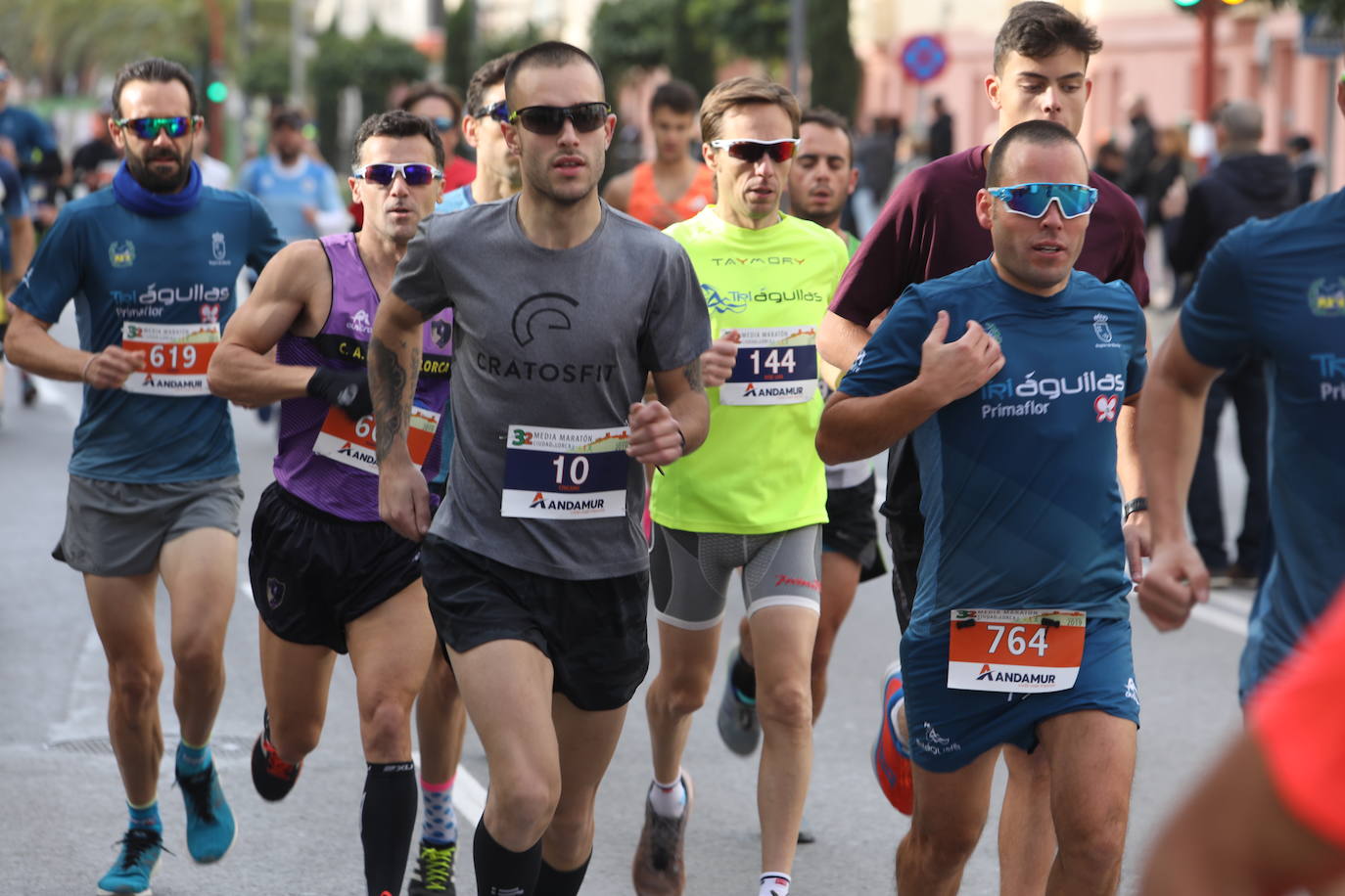 El atleta marroquí, del Unión Guadalajara, se lleva la 'media' de la Ciudad del Sol; Wafiya Benali, del CA Nogalte, triunfó en la prueba femenina