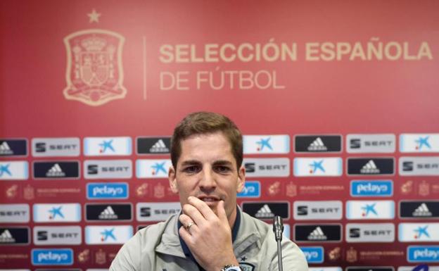 El seleccionador español de fútbol, Robert Moreno. 