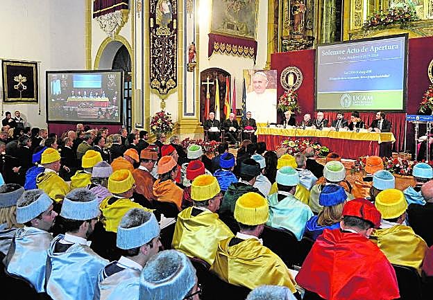 La UCAM inauguró la semana pasada su nuevo curso académico en Los Jerónimos. 
