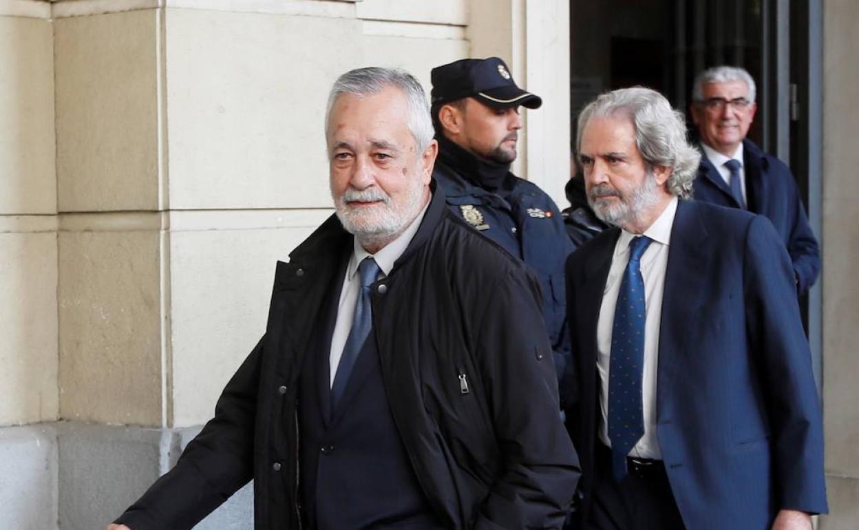 José Antonio Griñán, tras conocer la sentencia del caso ERE. 