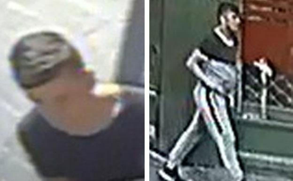 Imágenes de los presuntos autores del robo. 