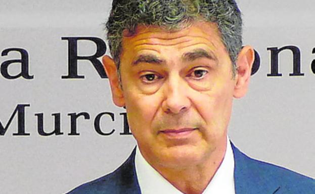 Jesús García Navarro, durante una comparecencia en la Asamblea Regional. 