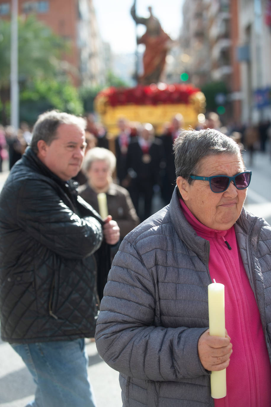 La talla regresa a su parroquia tras pasar casi 12 meses en manos de los restauradores. 