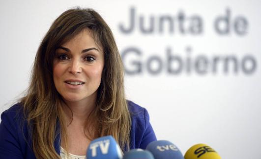 La edil de Movilidad Sostenible, Rebeca Pérez.