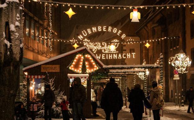 Mercadillo navideño de Núremberg.