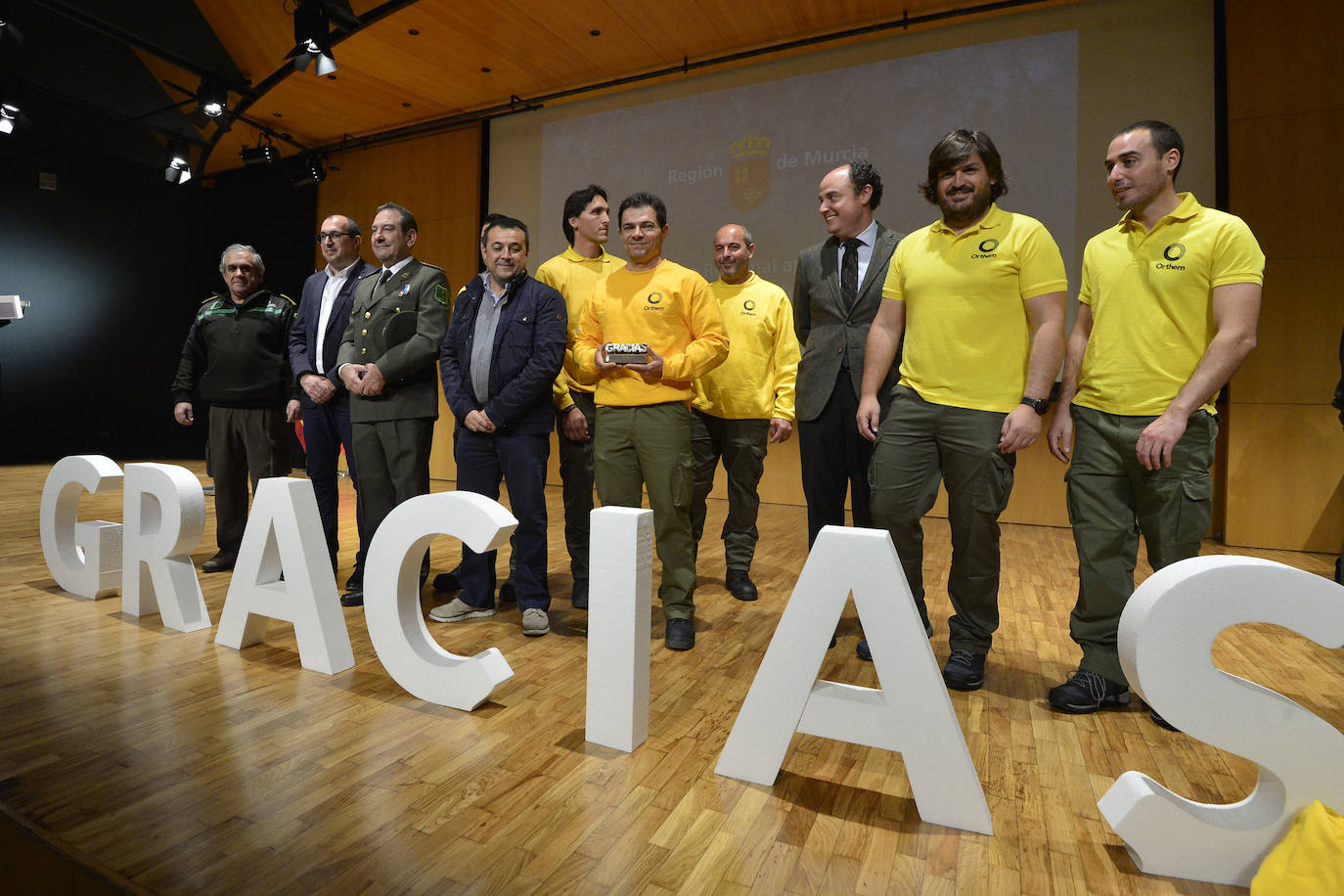 Reconocimiento a las 35 entidades y organismos que participaron en la gestión del episodio de gota fría del pasado septiembre.