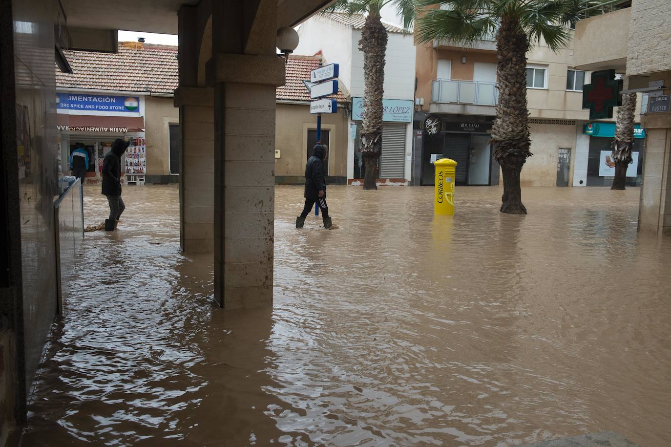 Fotos: Los arrastres del campo de Cartagena anegan Los Alcázares