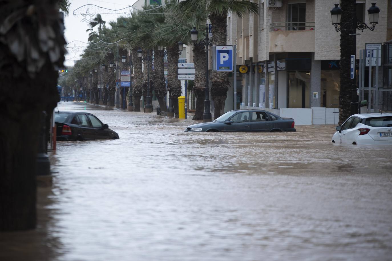 Fotos: Los arrastres del campo de Cartagena anegan Los Alcázares