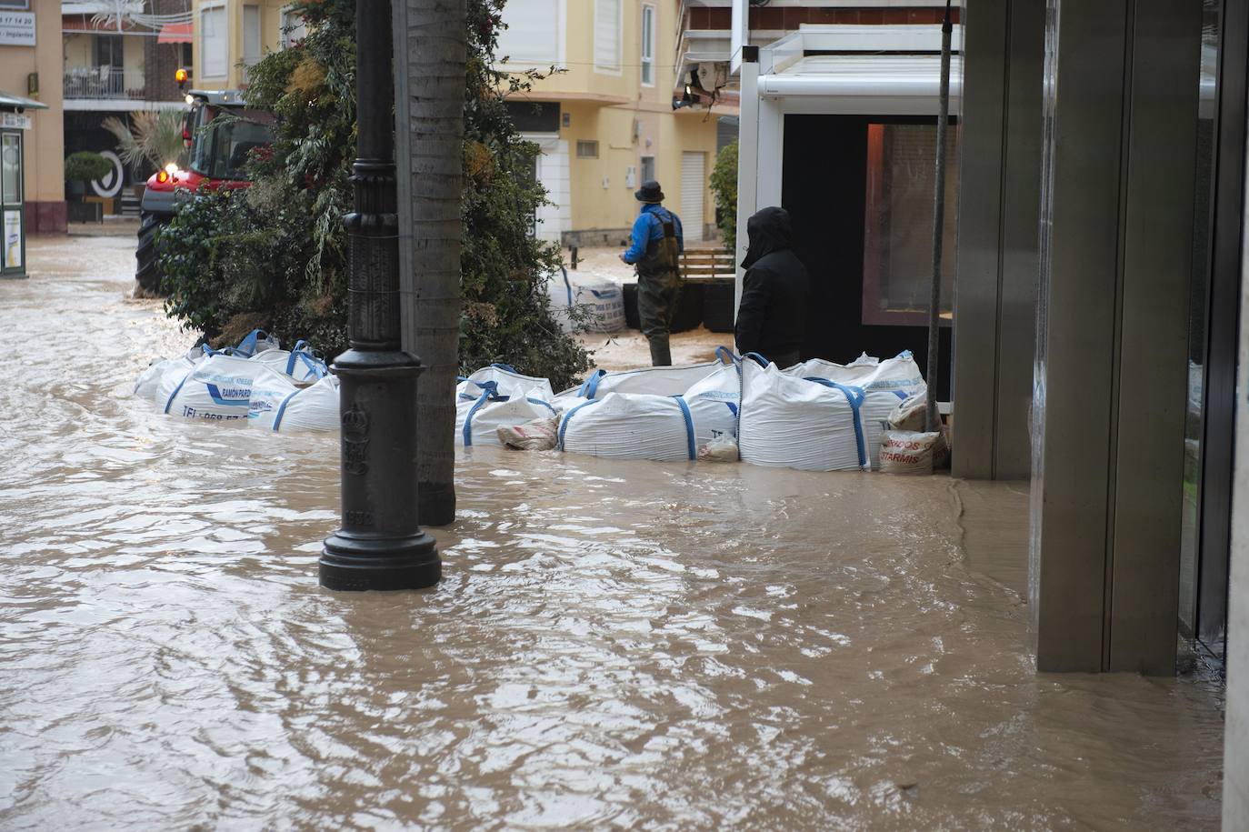 Fotos: Los arrastres del campo de Cartagena anegan Los Alcázares