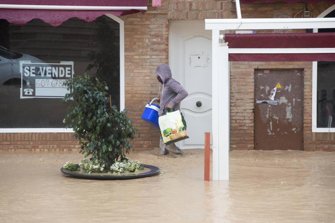 Fotos: Los arrastres del campo de Cartagena anegan Los Alcázares