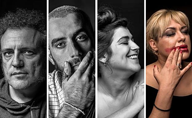 Carlos Tarque, Juan Ángel Estrellan, Rocío La Pequeña y Jutxa Ródenas.