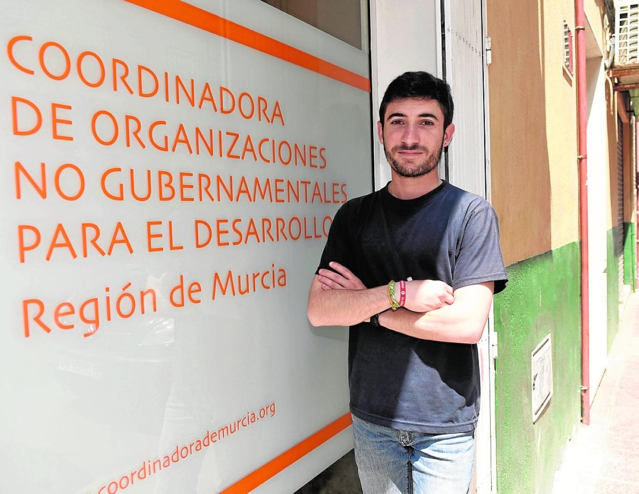 Moisés Navarro, presidente de la Coordinadora ONGD de la Región de Murcia. 
