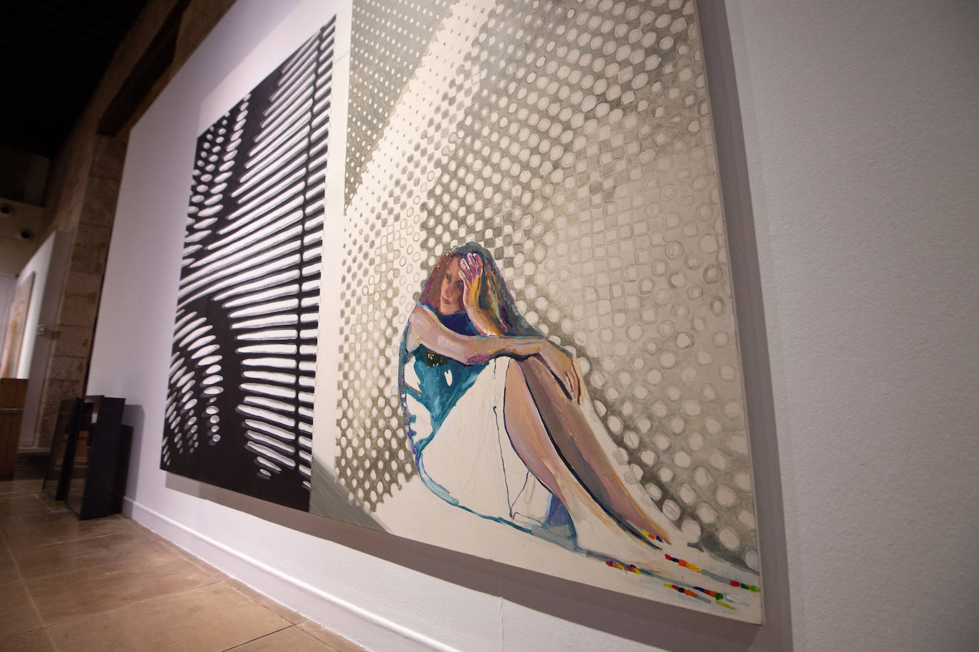 La muestra trae por primera vez a la Región de Murcia una selección de obras de la Colección de Arte Contemporáneo de la Fundación Caja Mediterráneo, que aglutina 213 piezas de los artistas españoles más destacados de la democracia. 