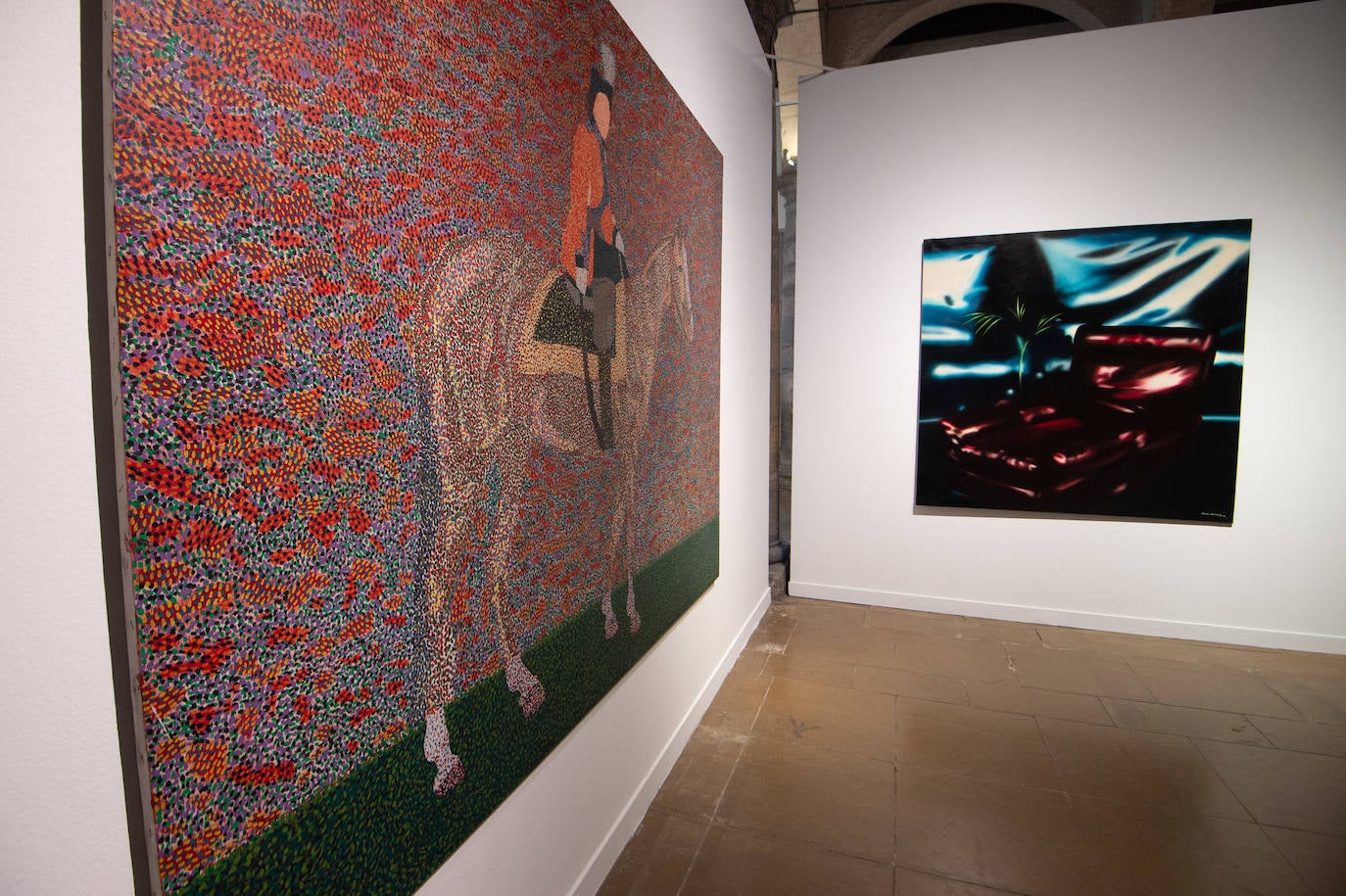 La muestra trae por primera vez a la Región de Murcia una selección de obras de la Colección de Arte Contemporáneo de la Fundación Caja Mediterráneo, que aglutina 213 piezas de los artistas españoles más destacados de la democracia. 