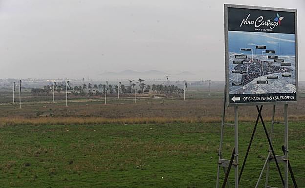 Terrenos de Novo Carthago, junto al Mar Menor, en una fotografía de archivo.