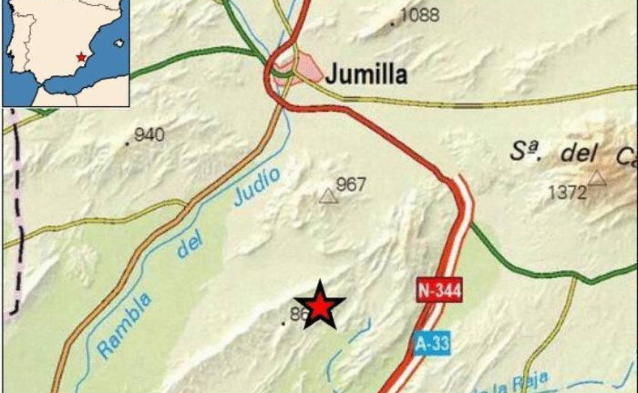 Jumilla registra un terremoto de 3,2 grados