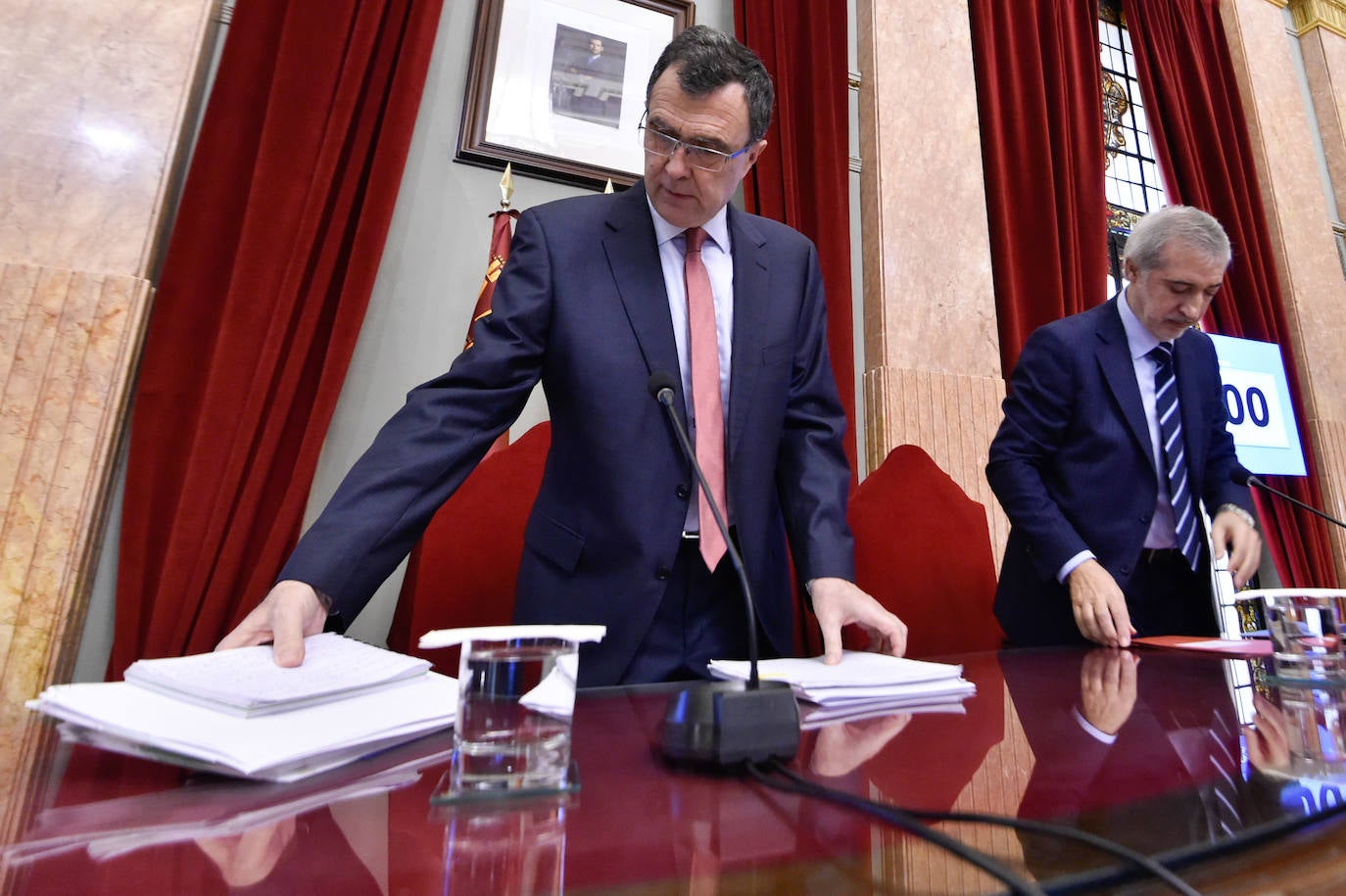 Pleno del Ayuntamiento de Murcia, este jueves.