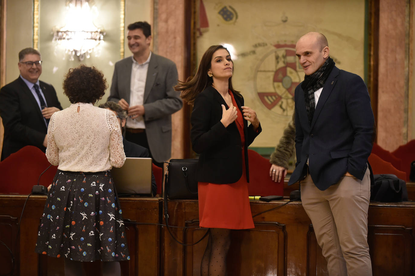 Pleno del Ayuntamiento de Murcia, este jueves.