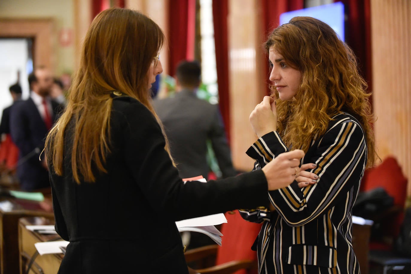 Pleno del Ayuntamiento de Murcia, este jueves.