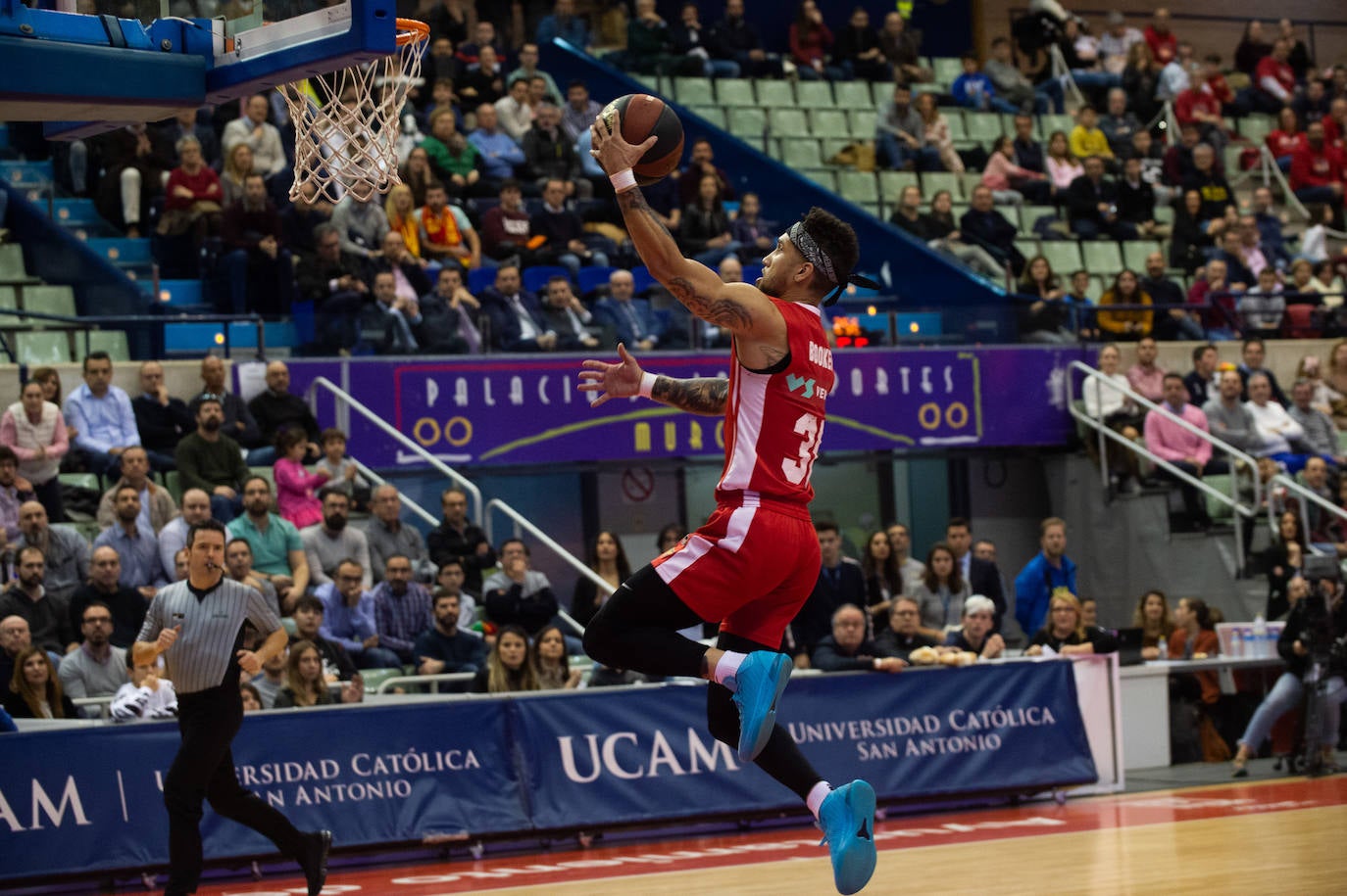 El UCAM cedió por la mínima un desastroso partido contra un Bilbao menos malo para sumar su séptima derrota seguida