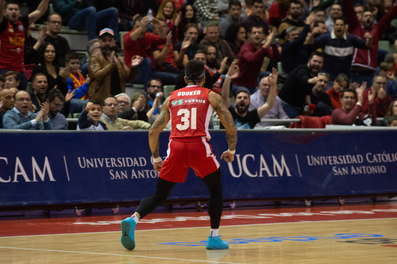 El UCAM cedió por la mínima un desastroso partido contra un Bilbao menos malo para sumar su séptima derrota seguida