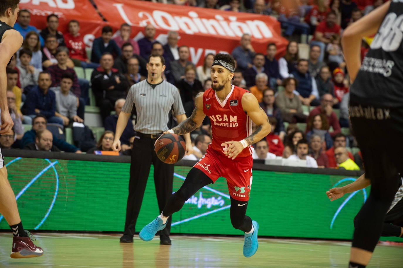 El UCAM cedió por la mínima un desastroso partido contra un Bilbao menos malo para sumar su séptima derrota seguida