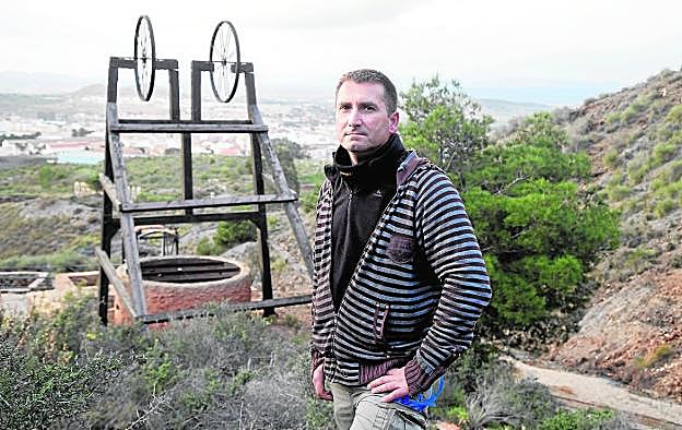 Santiago Valverde, en la Sierra Minera de La Unión. 