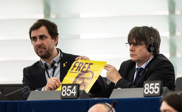 Puigdemont amenaza con visitar a los presos independentistas