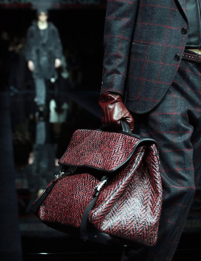 Las propuestas del diseñador Giorgio Armani desfilaron por la Milán Fashion Week.