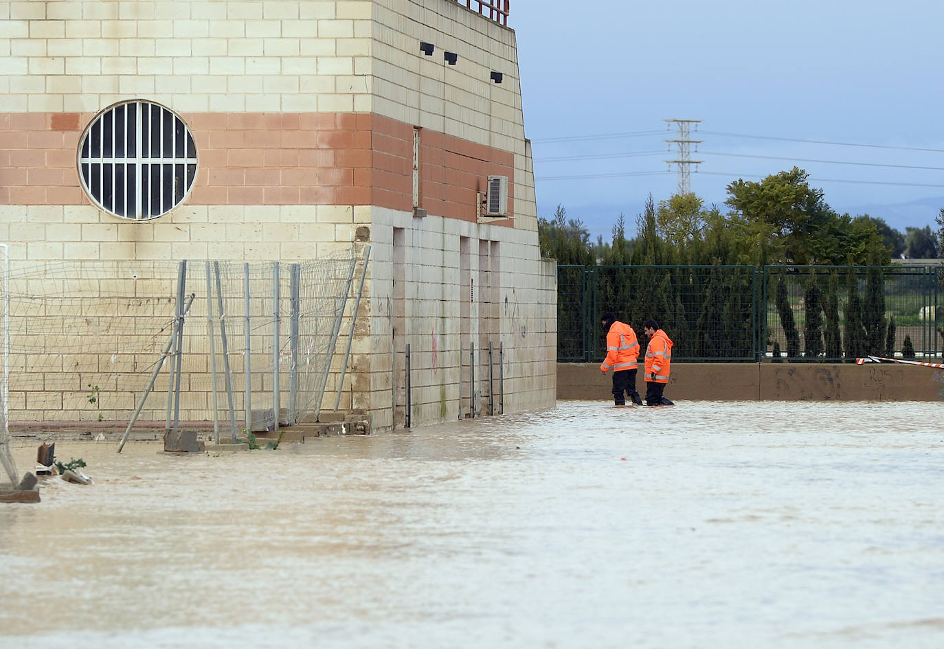 El municipio de Los Alcázares volvió a ser uno de los más afectados por el temporal que recorrió la Región